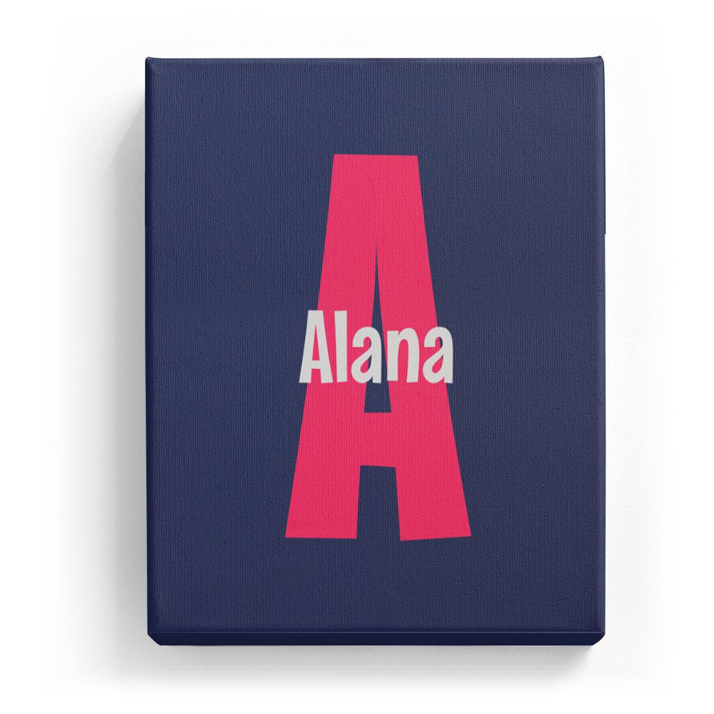 Alana's Personalized Canvas Art