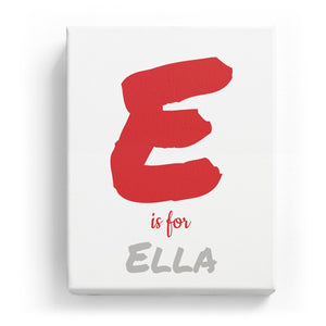 E is for Ella - Artistic