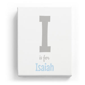 I is for Isaiah - Cartoony