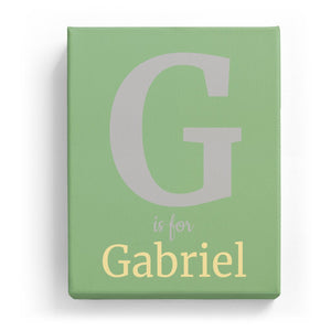 G is for Gabriel - Classic