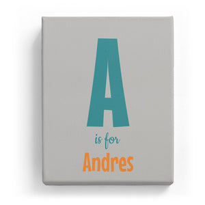 A is for Andres - Cartoony