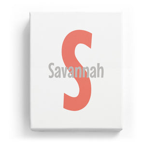 Savannah Overlaid on S - Cartoony