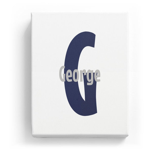 George Overlaid on G - Cartoony