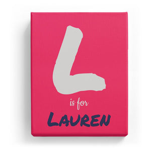 L is for Lauren - Artistic