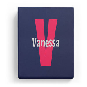 Vanessa Overlaid on V - Cartoony