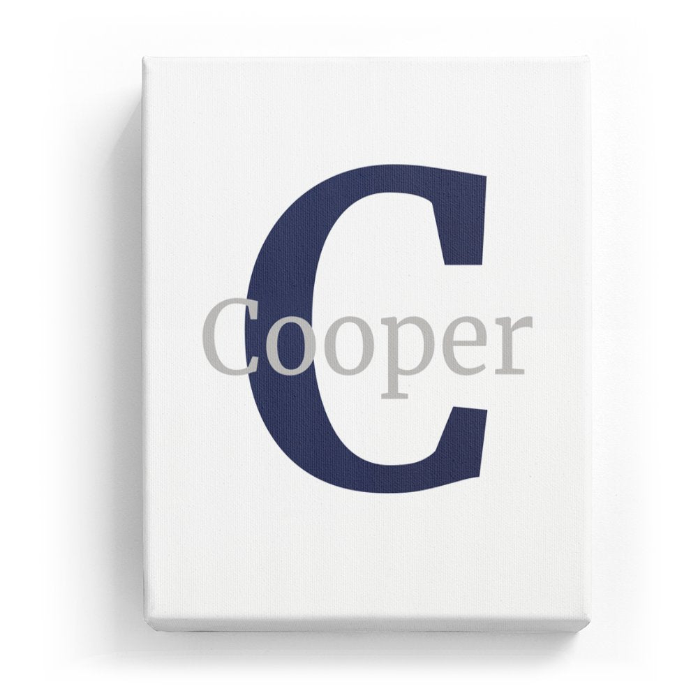 Cooper's Personalized Canvas Art