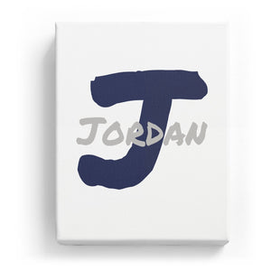 Jordan Overlaid on J - Artistic