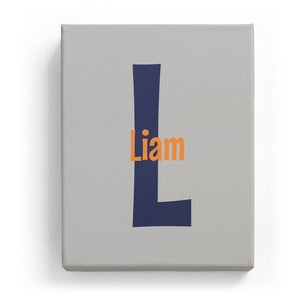 Liam Overlaid on L - Cartoony