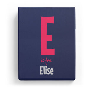 E is for Elise - Cartoony