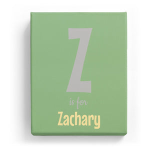 Z is for Zachary - Cartoony
