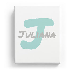 Juliana Overlaid on J - Artistic