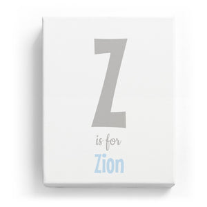 Z is for Zion - Cartoony