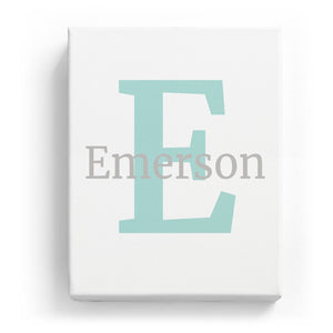 Emerson Overlaid on E - Classic