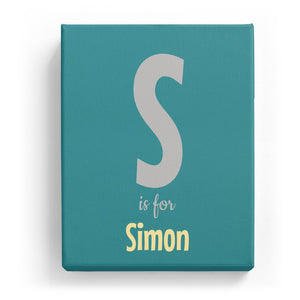 S is for Simon - Cartoony