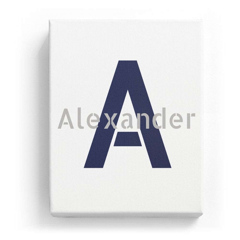Alexander's Personalized Canvas Art