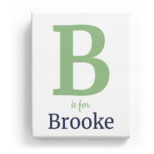 B is for Brooke - Classic