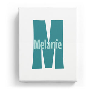 Melanie Overlaid on M - Cartoony