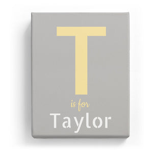T is for Taylor - Stylistic