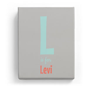 L is for Levi - Cartoony