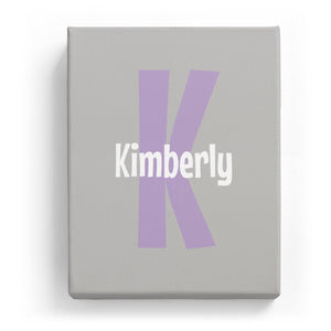 Kimberly Overlaid on K - Cartoony