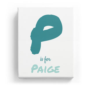 P is for Paige - Artistic