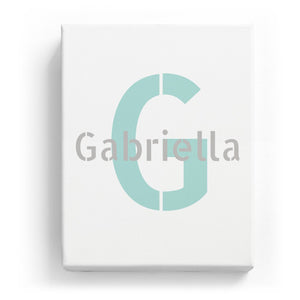 Gabriella Overlaid on G - Stylistic