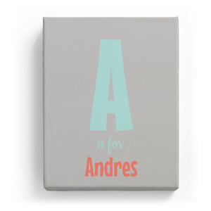 A is for Andres - Cartoony