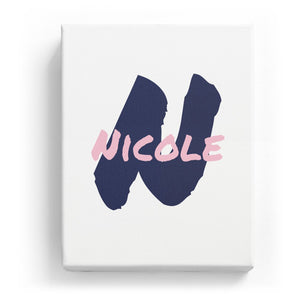 Nicole Overlaid on N - Artistic