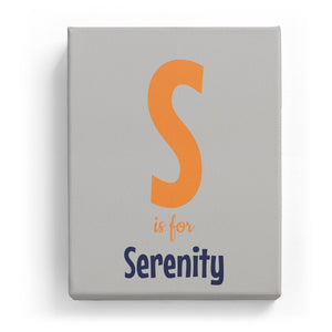 S is for Serenity - Cartoony