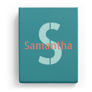 Samantha Overlaid on S - Stylistic