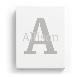 Allison Overlaid on A - Classic