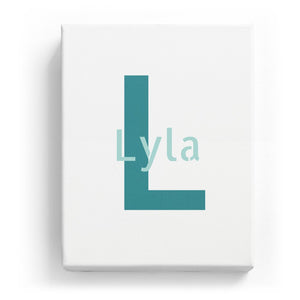 Lyla Overlaid on L - Stylistic