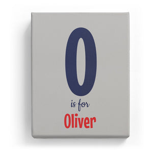 O is for Oliver - Cartoony