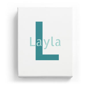 Layla Overlaid on L - Stylistic