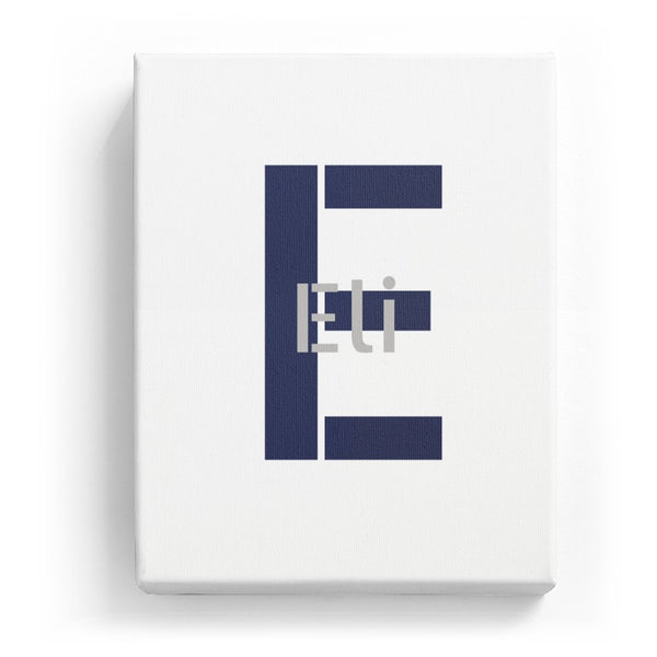 Eli Overlaid on E - Stylistic