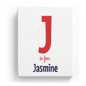 J is for Jasmine - Cartoony
