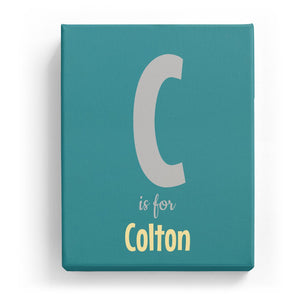 C is for Colton - Cartoony