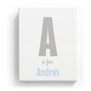 A is for Andres - Cartoony