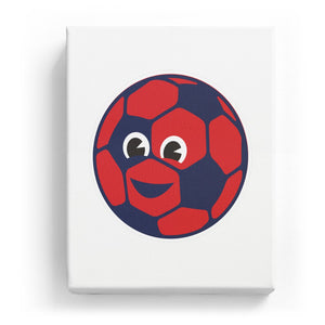 Soccer with a Face - No Background (Mirror Image)