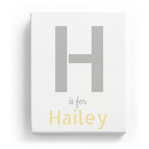 H is for Hailey - Stylistic