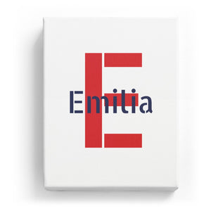 Emilia Overlaid on E - Stylistic