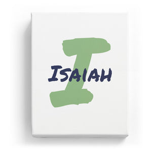 Isaiah Overlaid on I - Artistic