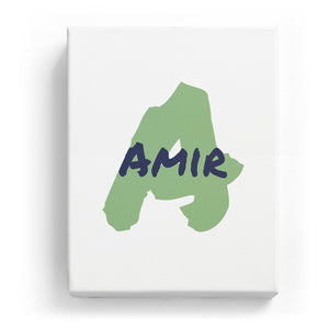 Amir Overlaid on A - Artistic