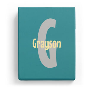 Grayson Overlaid on G - Cartoony