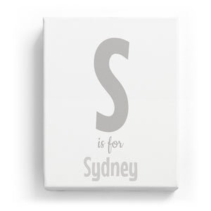 S is for Sydney - Cartoony