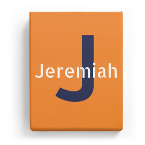 Jeremiah Overlaid on J - Stylistic