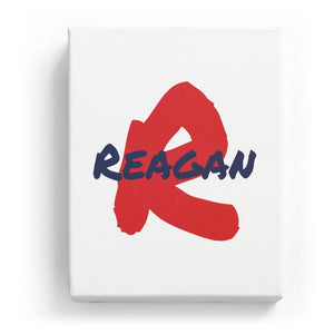 Reagan Overlaid on R - Artistic