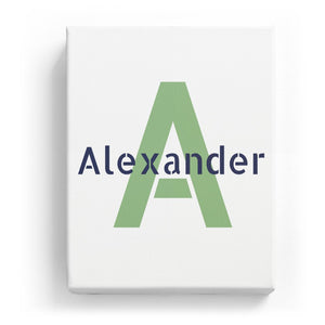 Alexander Overlaid on A - Stylistic
