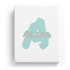Alexa Overlaid on A - Artistic