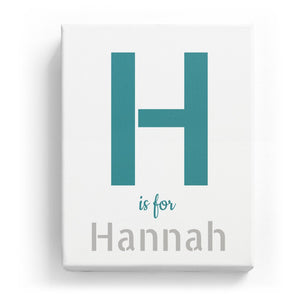 H is for Hannah - Stylistic